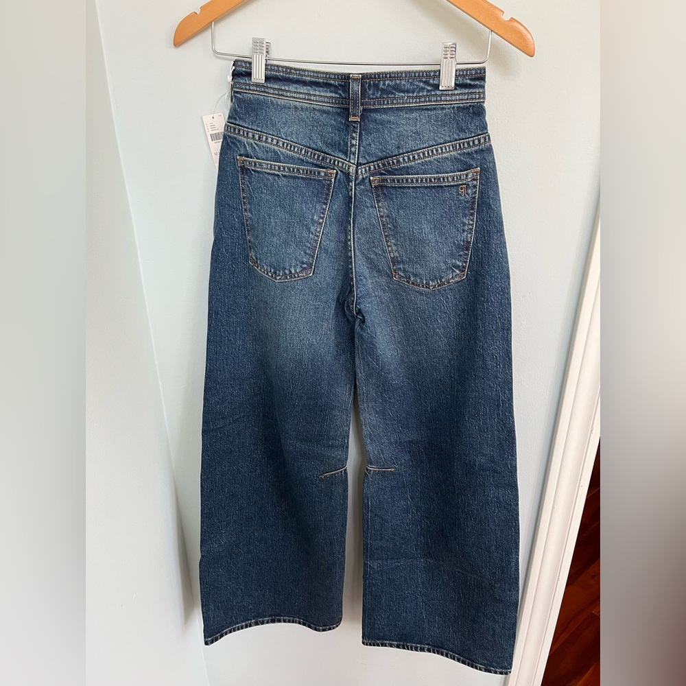 PILCRO BOWED SLOUCH HIGH-RISE TAPER JEANS sz 23 Tall. OUT OF STOCK ONLIN… - Picture 8 of 14